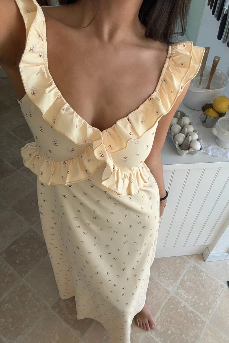BYIC - Melbaic Dress A23117 - Yellow