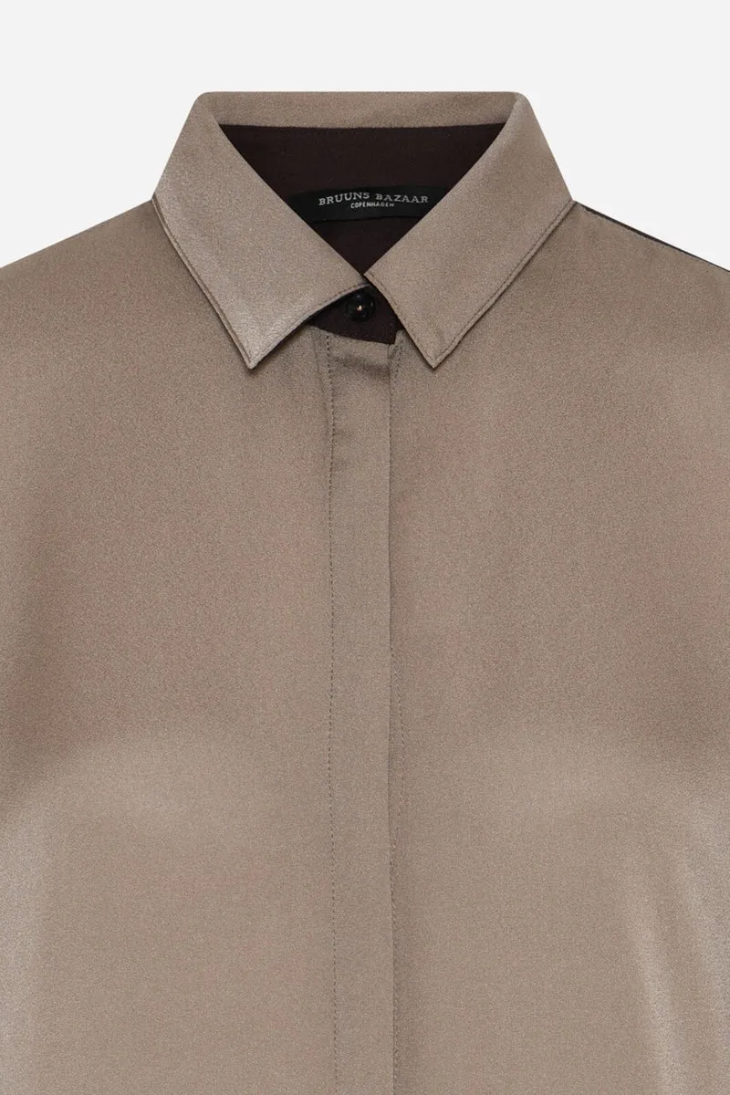 Bruuns Bazaar - Kamillebblure Shirt Bbw5162 - Roasted Cashew