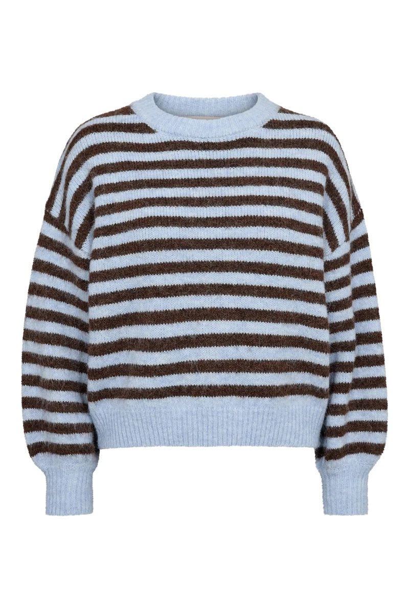 A-View - Else Knit Pullover AV6035 - 150 - Brown/Blue