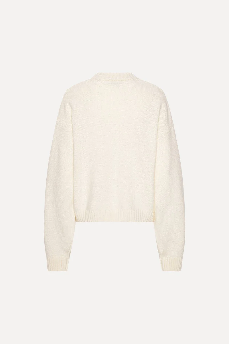 Rotate - Crewneck Sweater 116512857 - 857 Egret