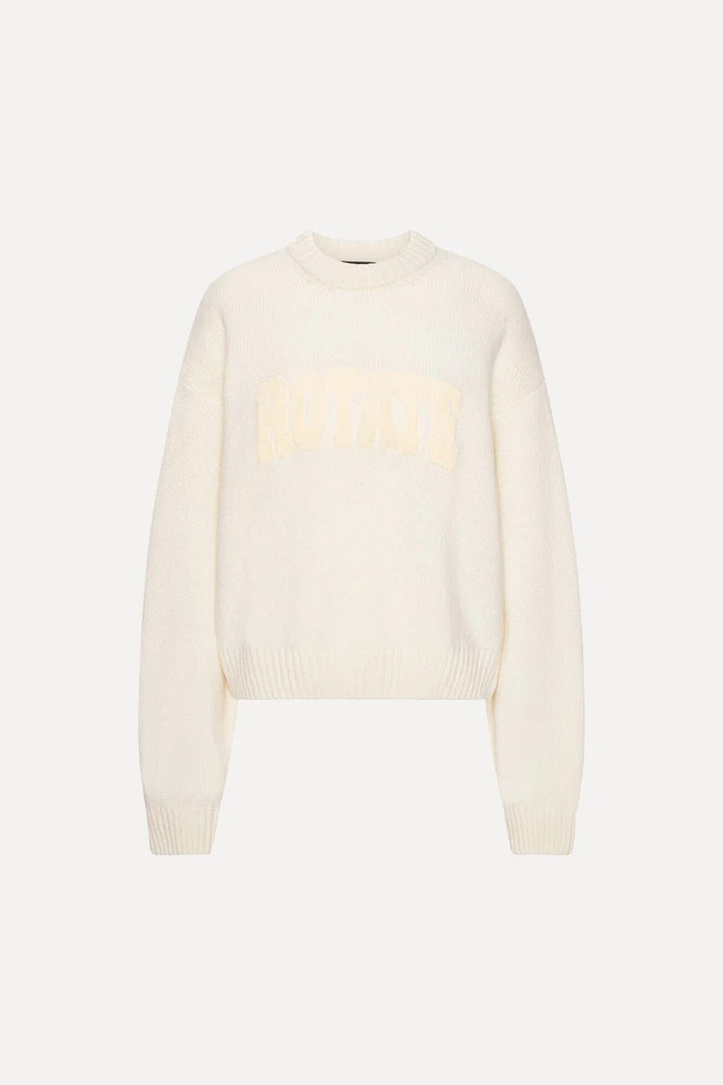 Rotate - Crewneck Sweater 116512857 - 857 Egret