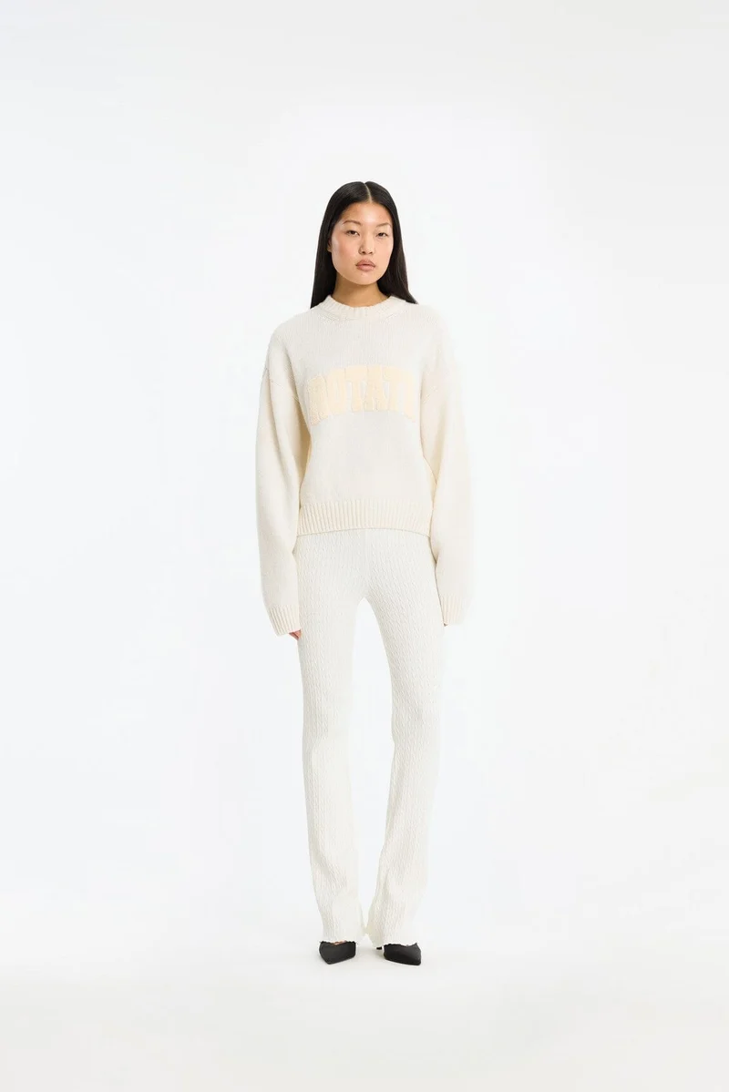 Rotate - Crewneck Sweater 116512857 - 857 Egret