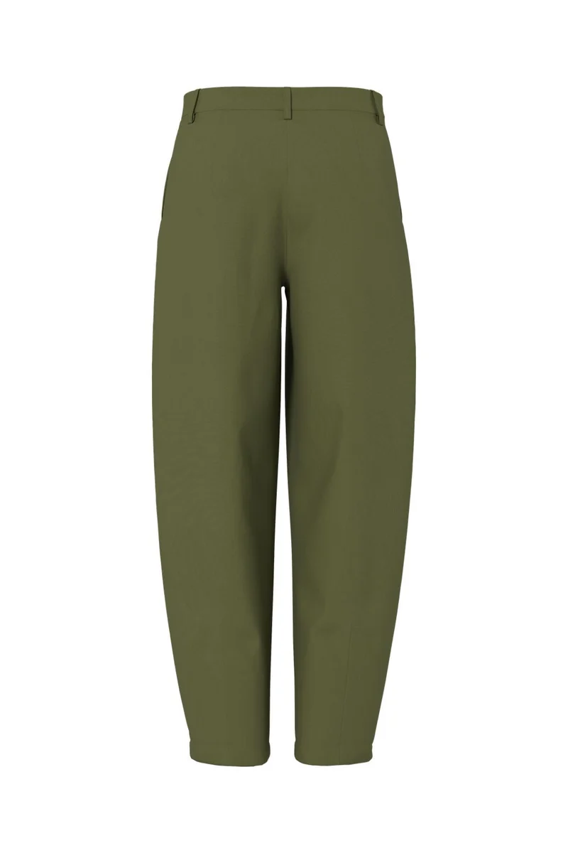 Pieces - Pcbosella Barrel Pants - 5101885 Sphagnum