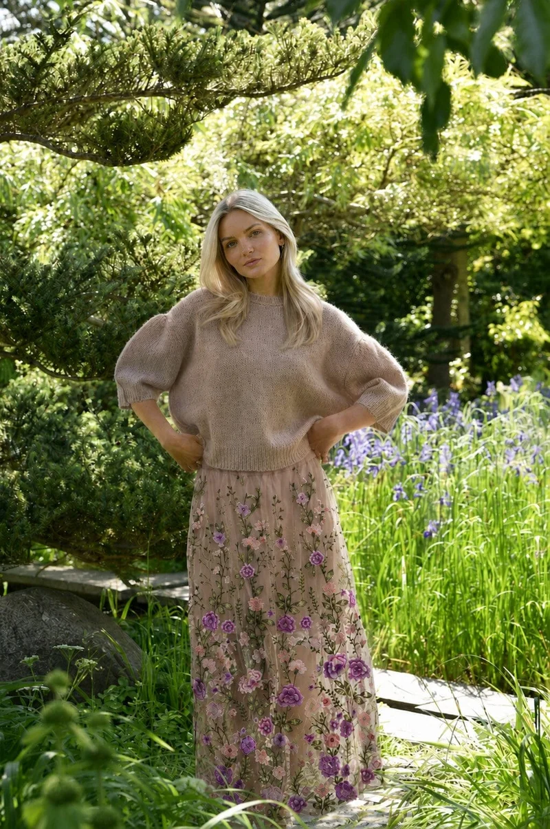 A-View - Fuschia Skirt AV4624 - 866 - Almond/Orchid