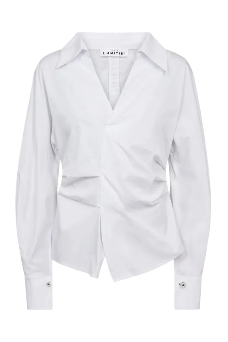 Haute L'Amitié - Bell Zip Ball Shirt HL10755 - White