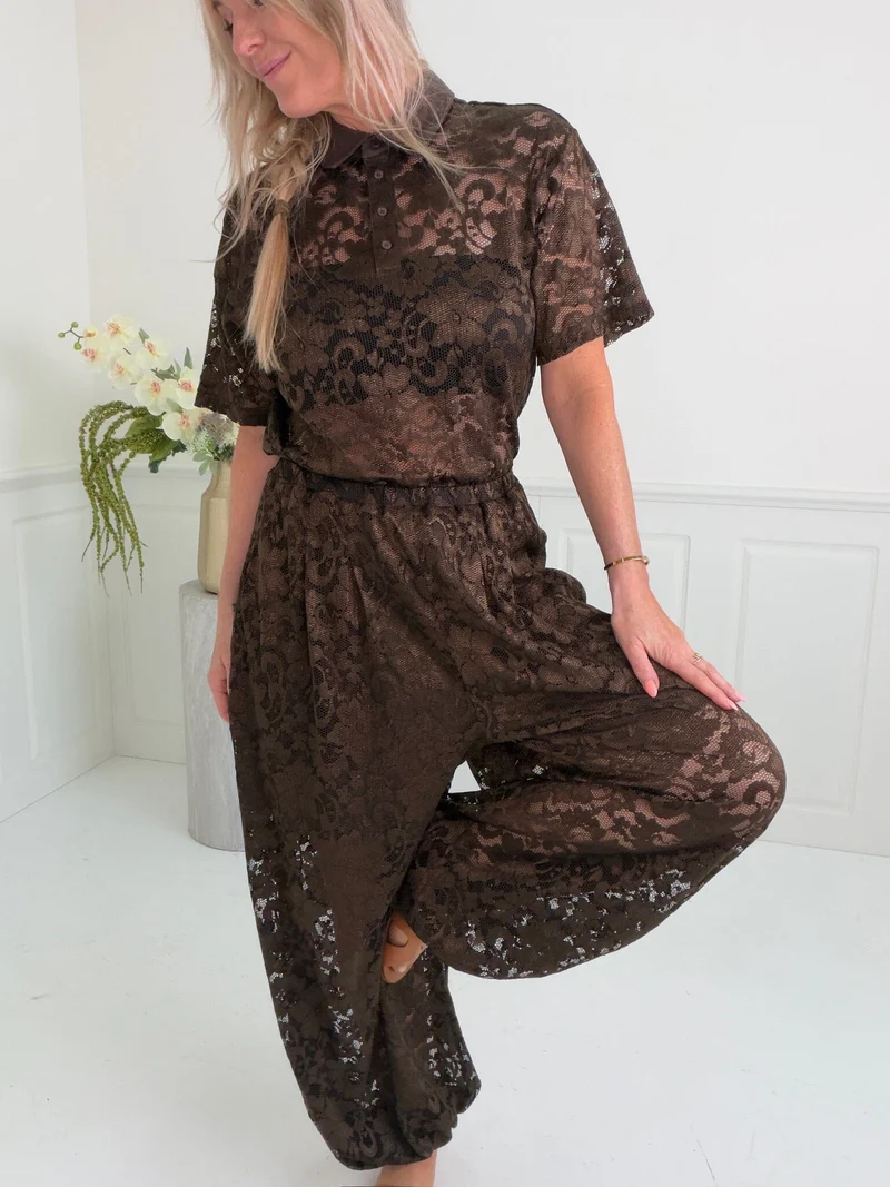 Dear Molly - Ballon Pants Ch169626 - Brown