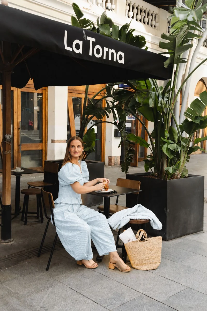 Molly&My x Julie Elsebeth - Rido Pants - Blue Check