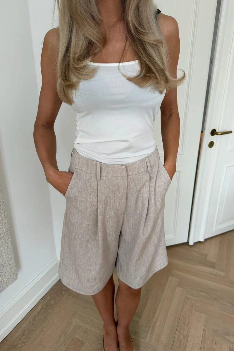 BYIC - Celinaic Shorts A25217 - Beige