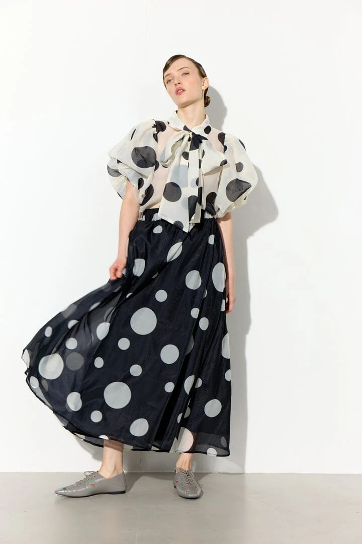 Hunkøn - Blair Long Skirt 26581 - Black