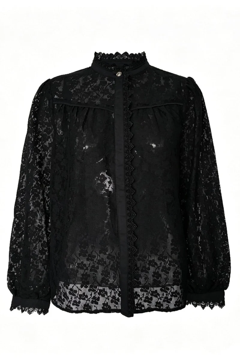 Dear Molly - Ingrid Shirt - Black