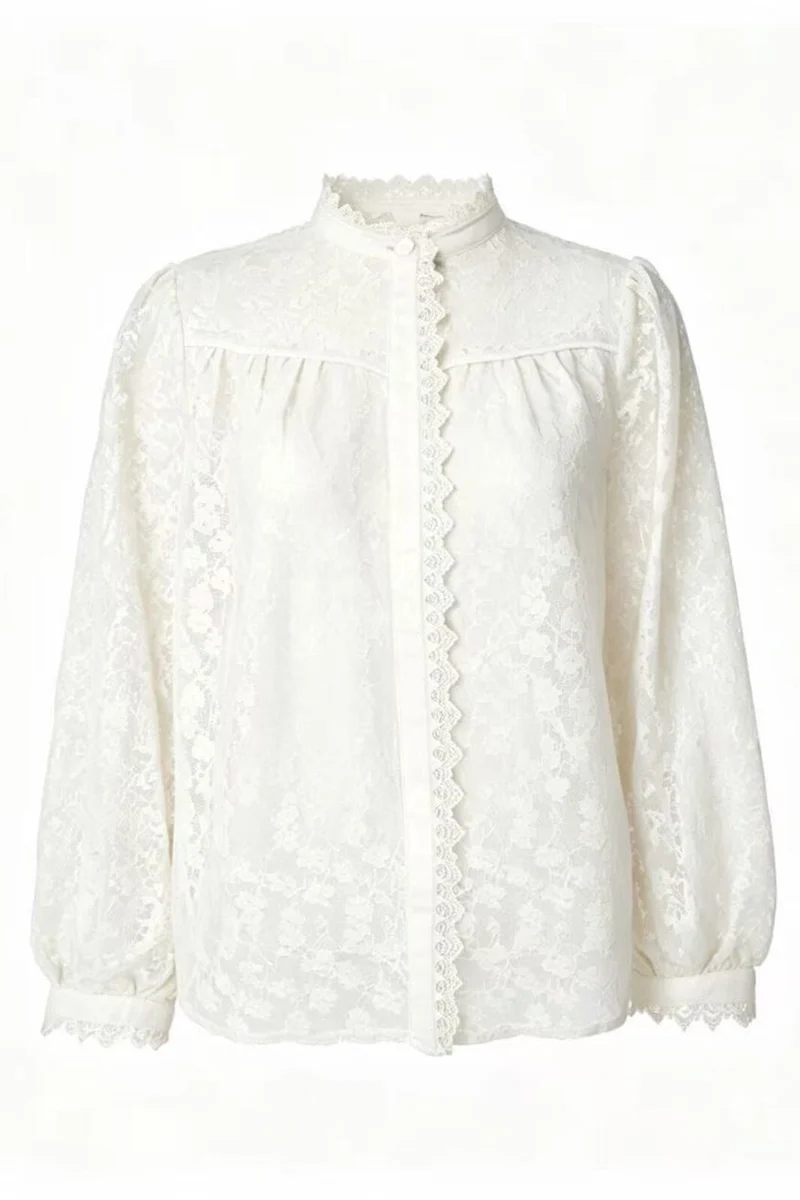 Dear Molly - Ingrid Shirt - White