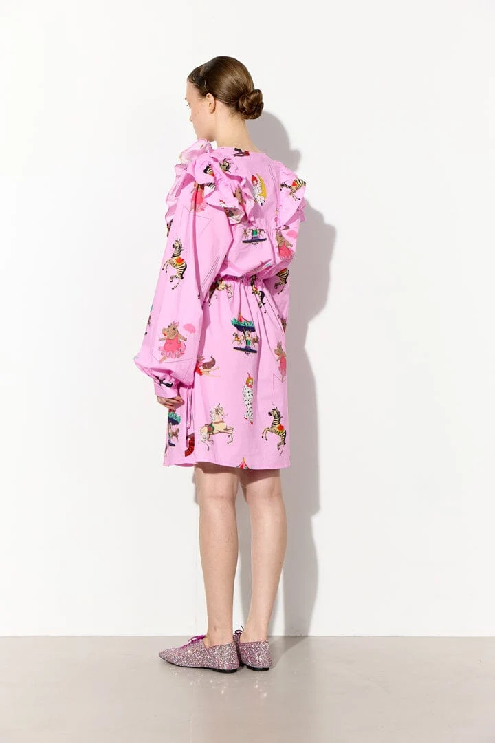 Hunkøn - Floss Dress 26537 - Pink Showstopper Art Print