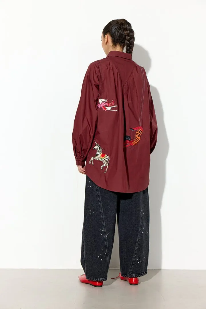 Hunkøn - Sasha Shirt 26515 - Oxblood