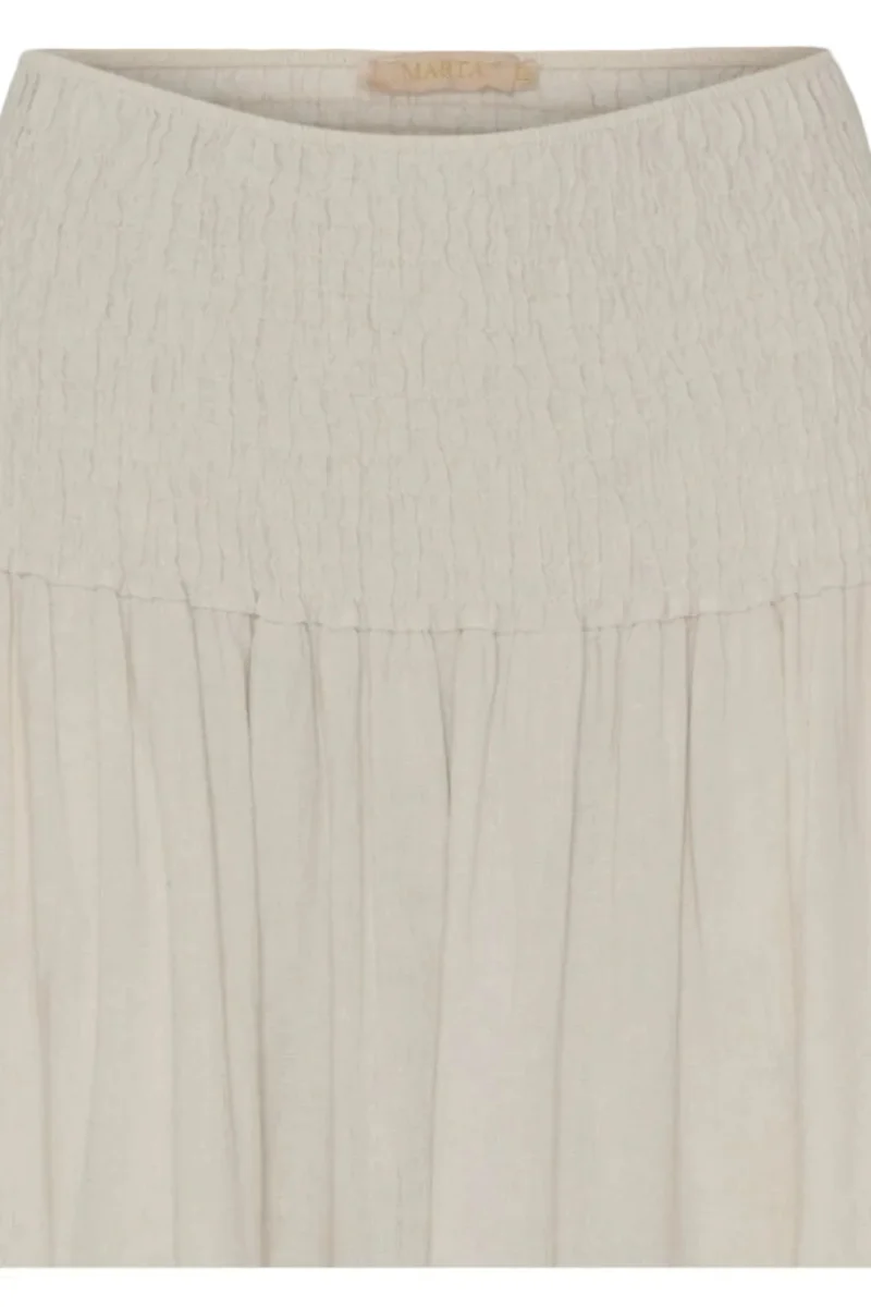 Marta Du Chateau - Mdcprincess Skirt - 102 Solid Sabbia