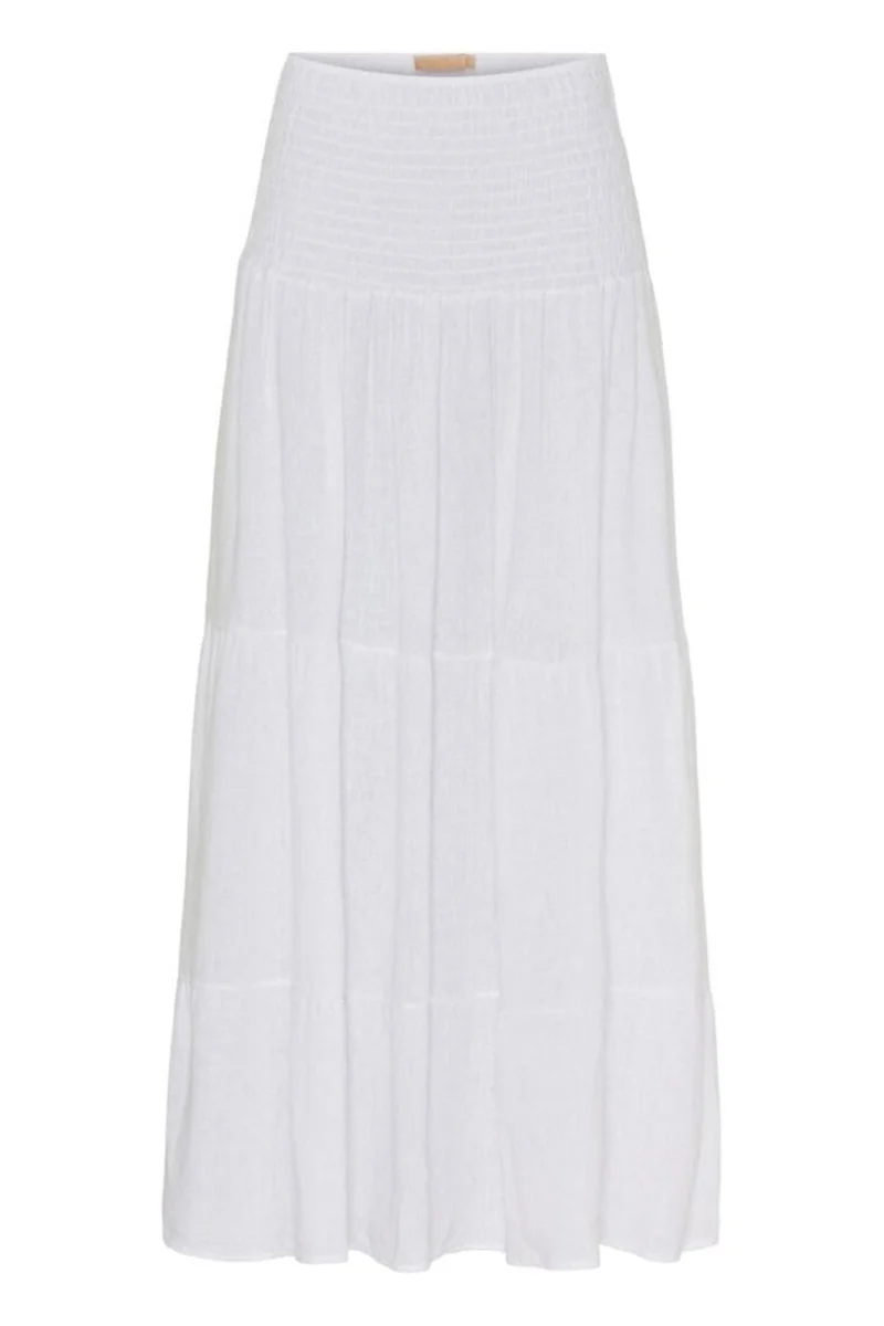 Marta Du Chateau - Mdcprincess Skirt 5201 - Solid White