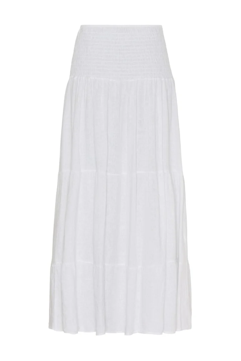 Marta Du Chateau - Mdcprincess Skirt 5201 - Solid White