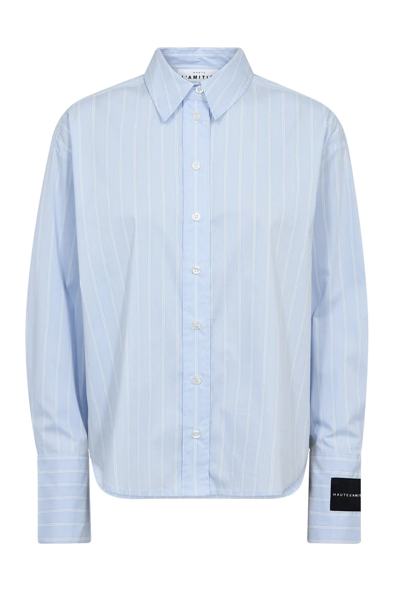 Haute L'Amitié - Sophie Classy Stripe Shirt HL10744 - Pale Blue