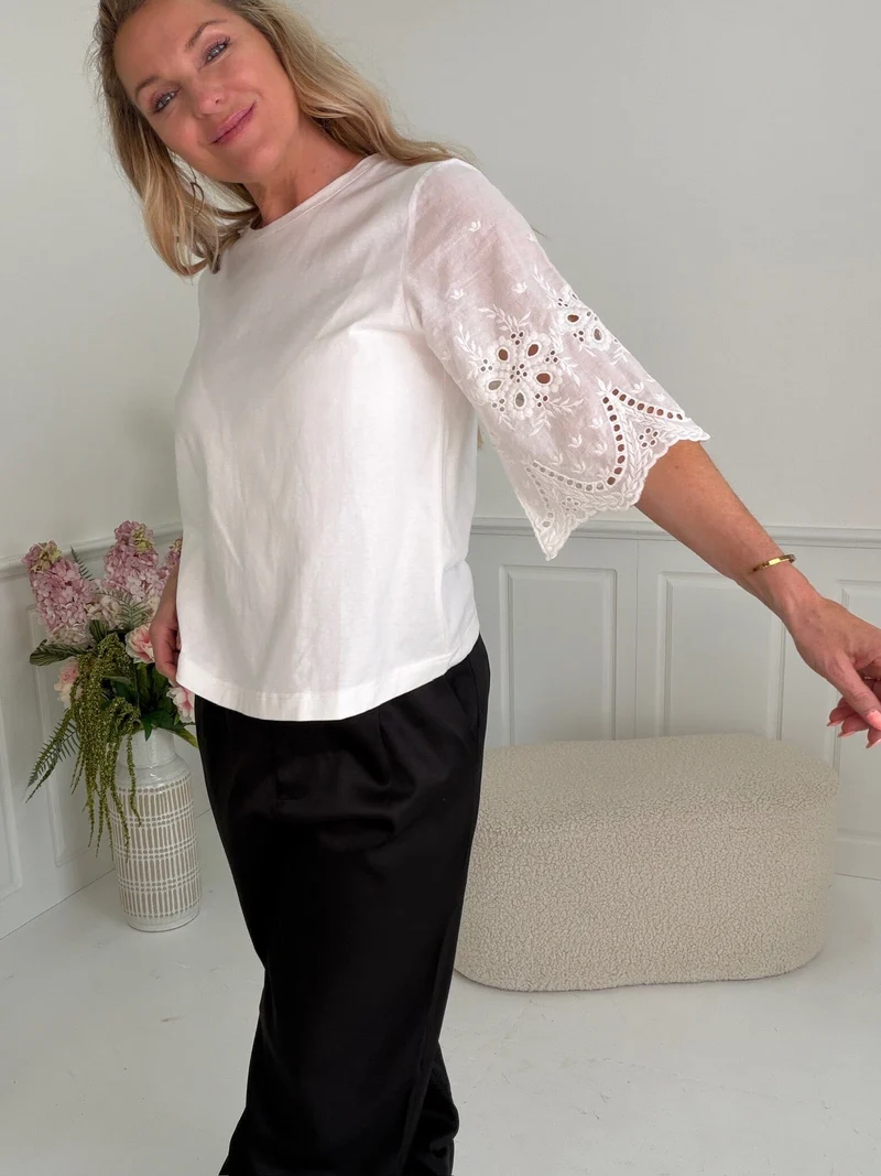 Dear Molly - Lady Shirt Ch168678b - White
