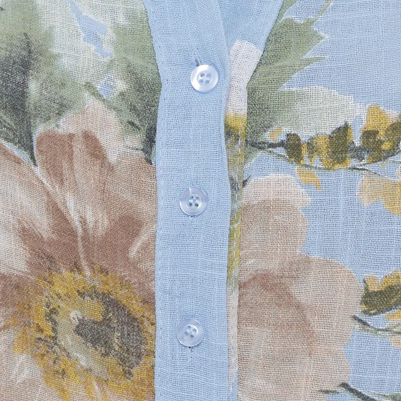 Marta Du Chateau - Mdcnadira Shirt 9122 - Celeste