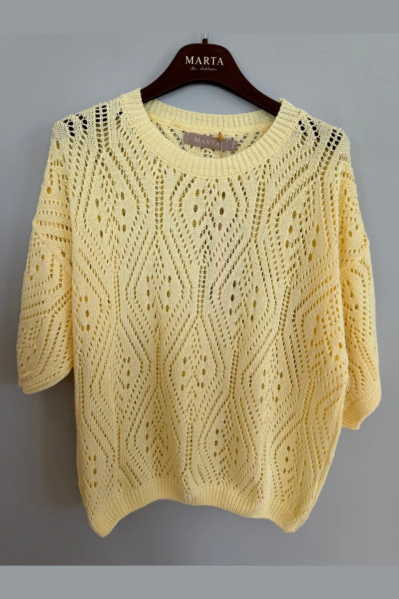 Marta Du Chateau - Mdcvina Knit 6592 - Yellow