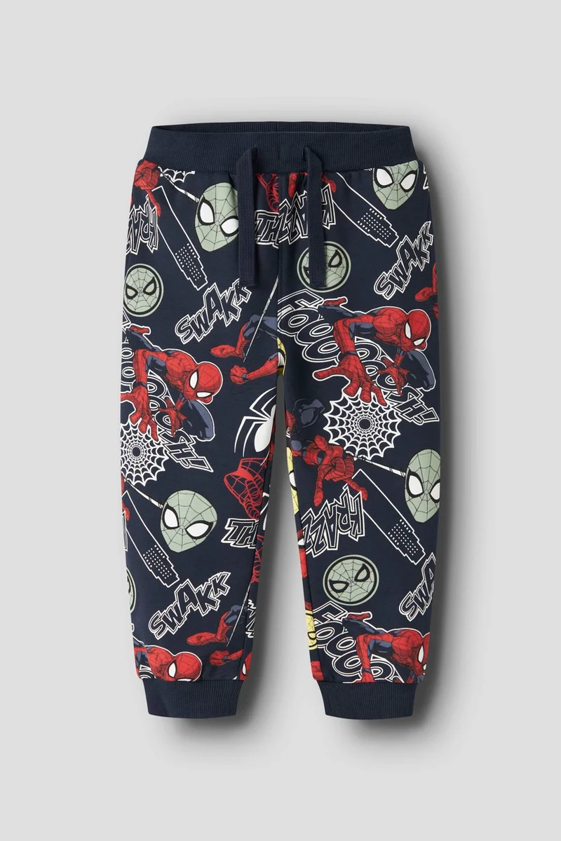 Name It - Nmmjacco Spider Nreg Swe Pants Mar - 5043480 Navy Blazer