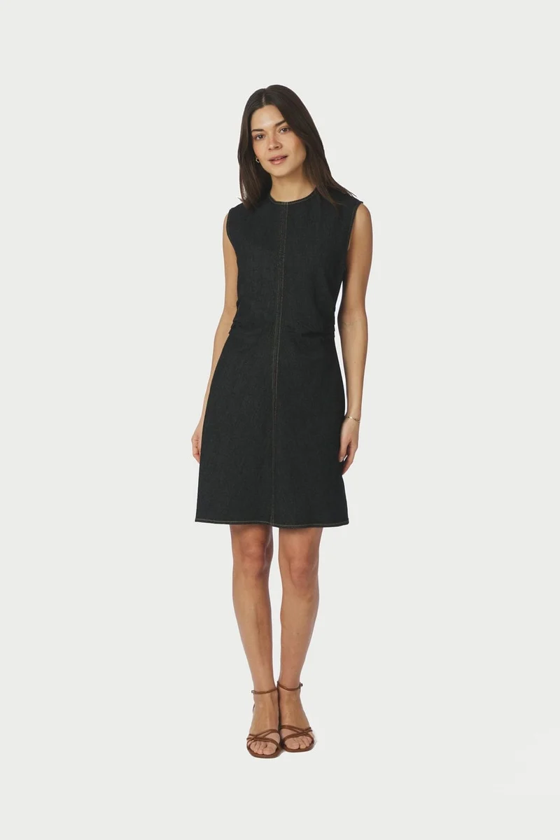 Neo Noir - Jubi Denim Dress 169361 - 534 - Dark Blue
