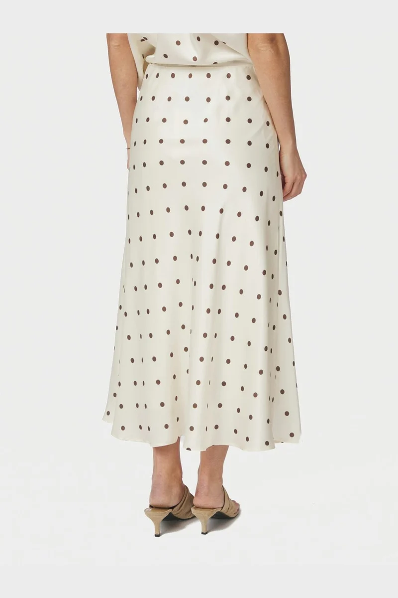 Neo Noir - Bovary Dotted Skirt 169340 - 122 - Creme