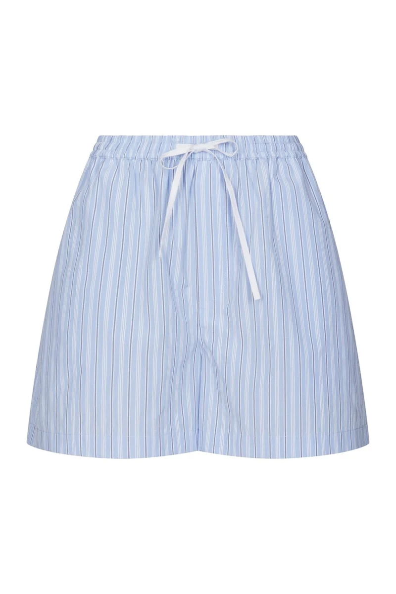 Neo Noir - Camell Stripe Shorts 169225 - 665 - Light Blue Stripe