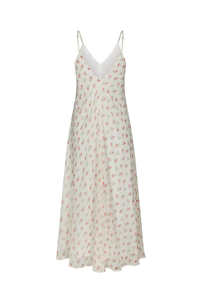 Neo Noir - Grazia Flower Dress 169157 - 121 - Off White