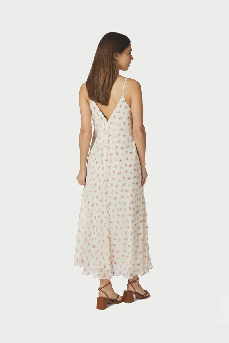 Neo Noir - Grazia Flower Dress 169157 - 121 - Off White