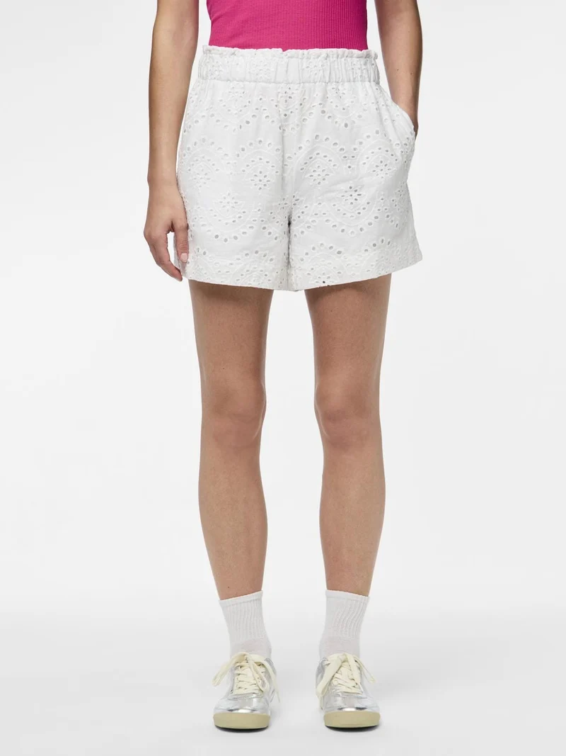 Pieces - Pcvilde Shorts - 4649434 Bright White