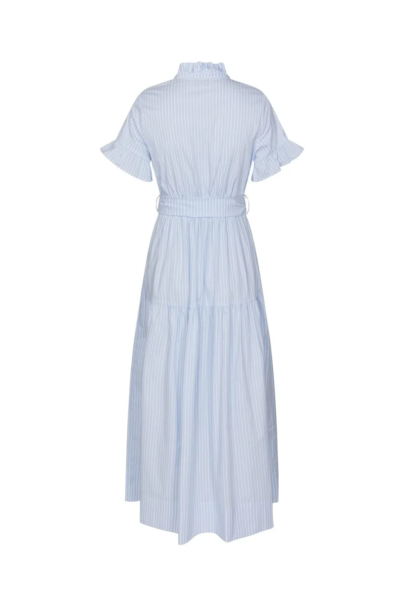 Neo Noir - Nellie Soft Stripe Dress 168230 - 145 - Light Blue