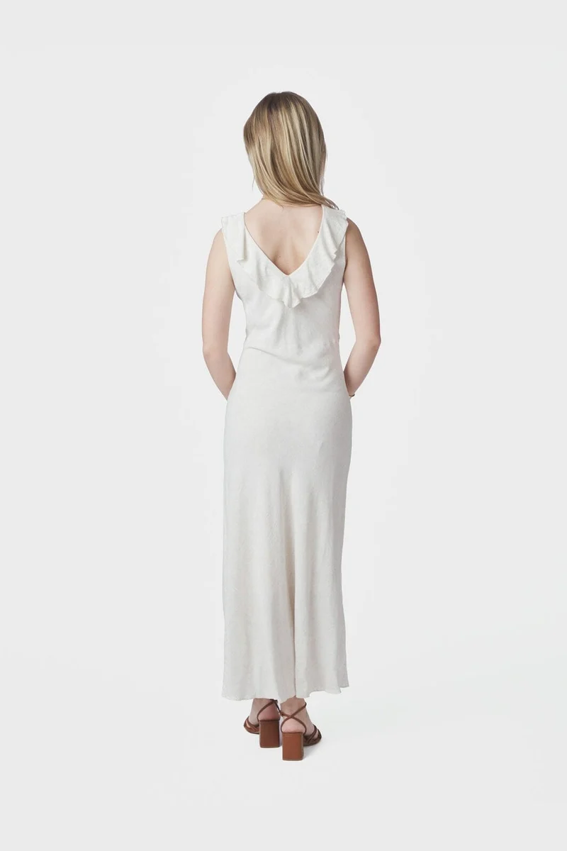 Neo Noir - Jasma Linen Dress 168186 - 815 - Natural