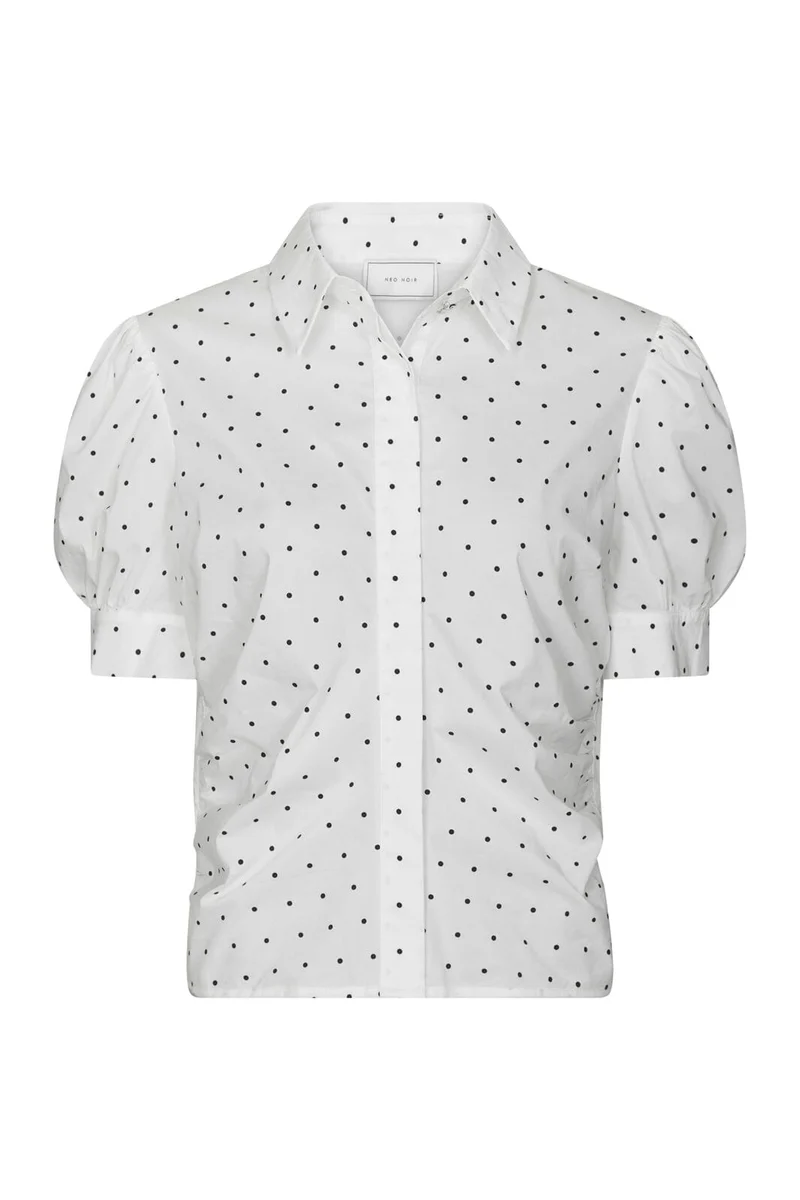 Neo Noir - Frannie Dot Shirt 166006 - 121 - Off White