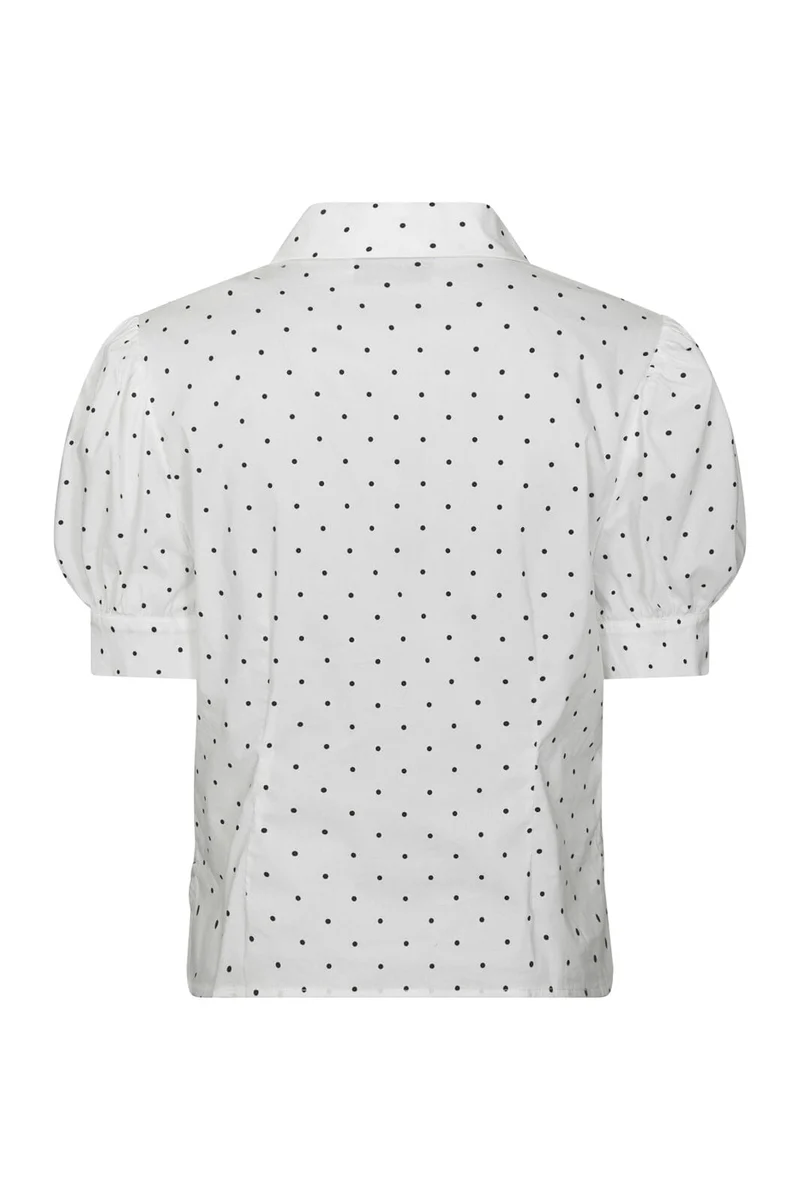 Neo Noir - Frannie Dot Shirt 166006 - 121 - Off White