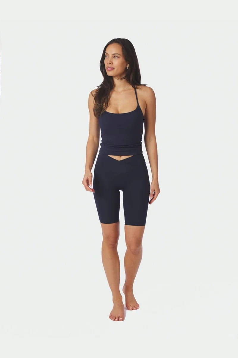 Neo Noir - Lea Wrap Shorts 168353 - 141 - Navy