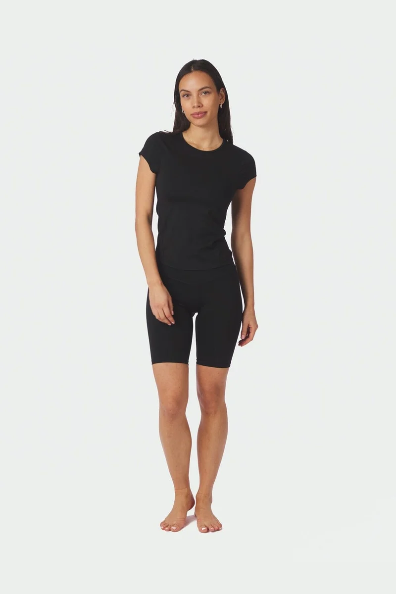Neo Noir - Lea Wrap Shorts 168353 - 100 - Black