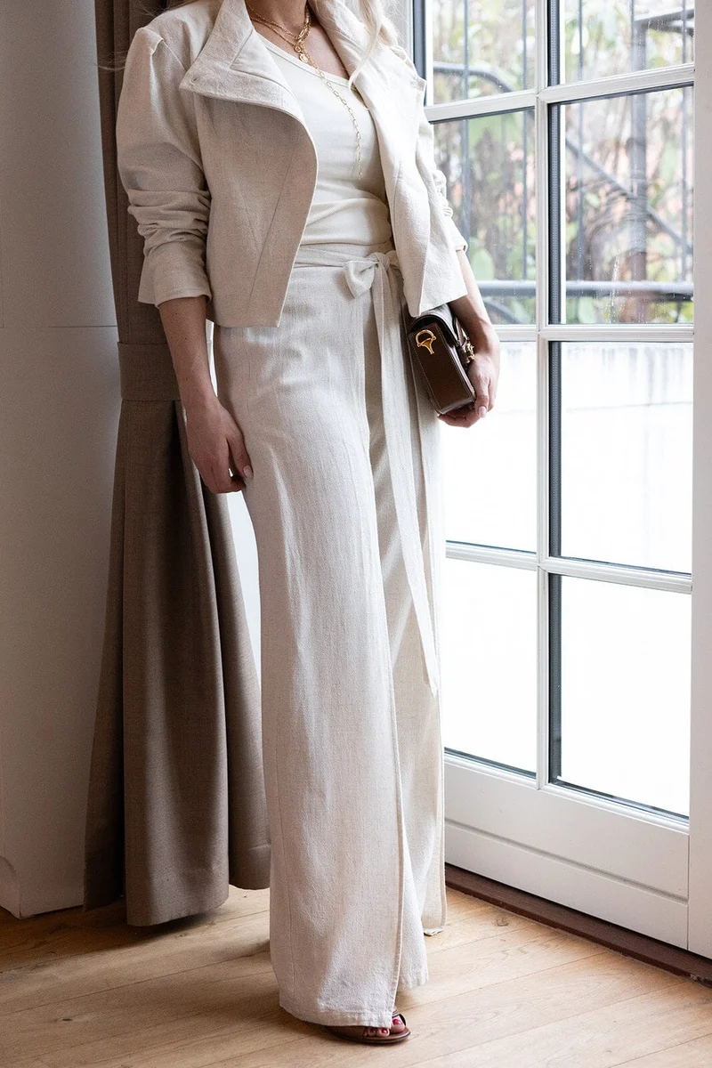 Molly&My x Melanie Due - Carina D Pants 168077 - 815 - Natural