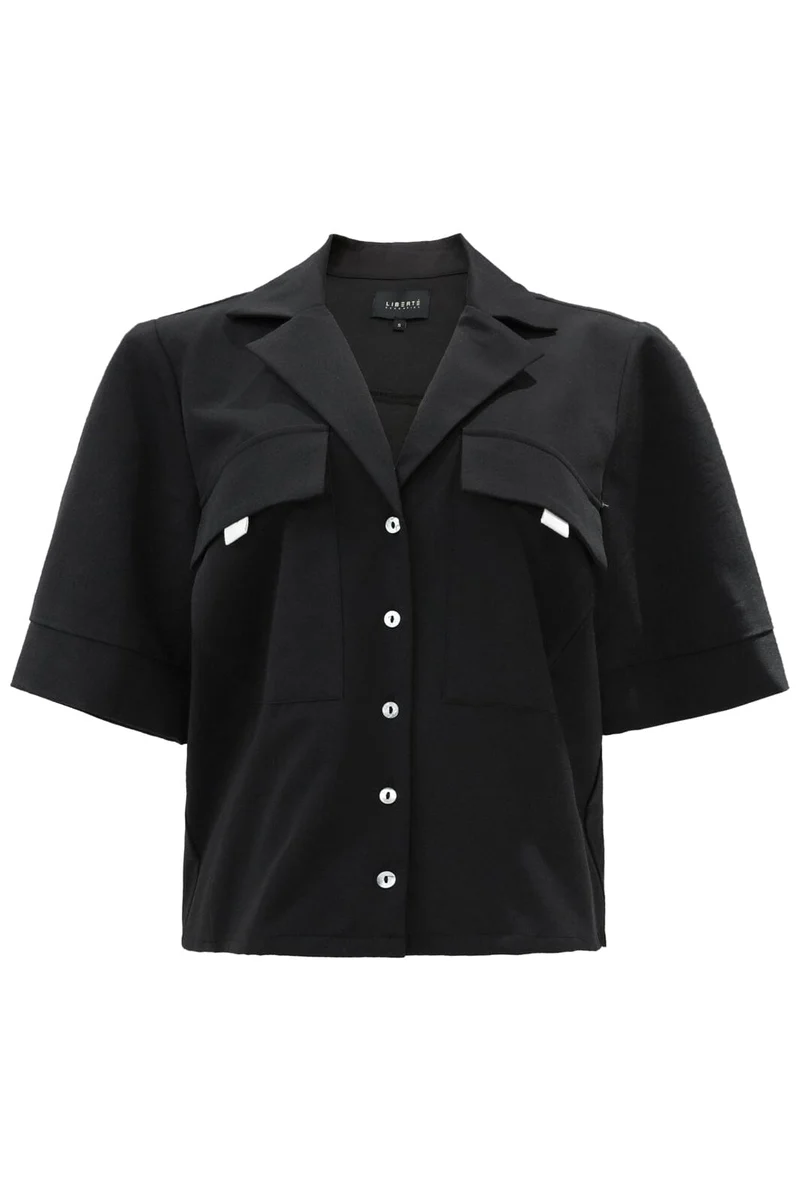 Liberte - Panna Ss Shirt 21696 - Black