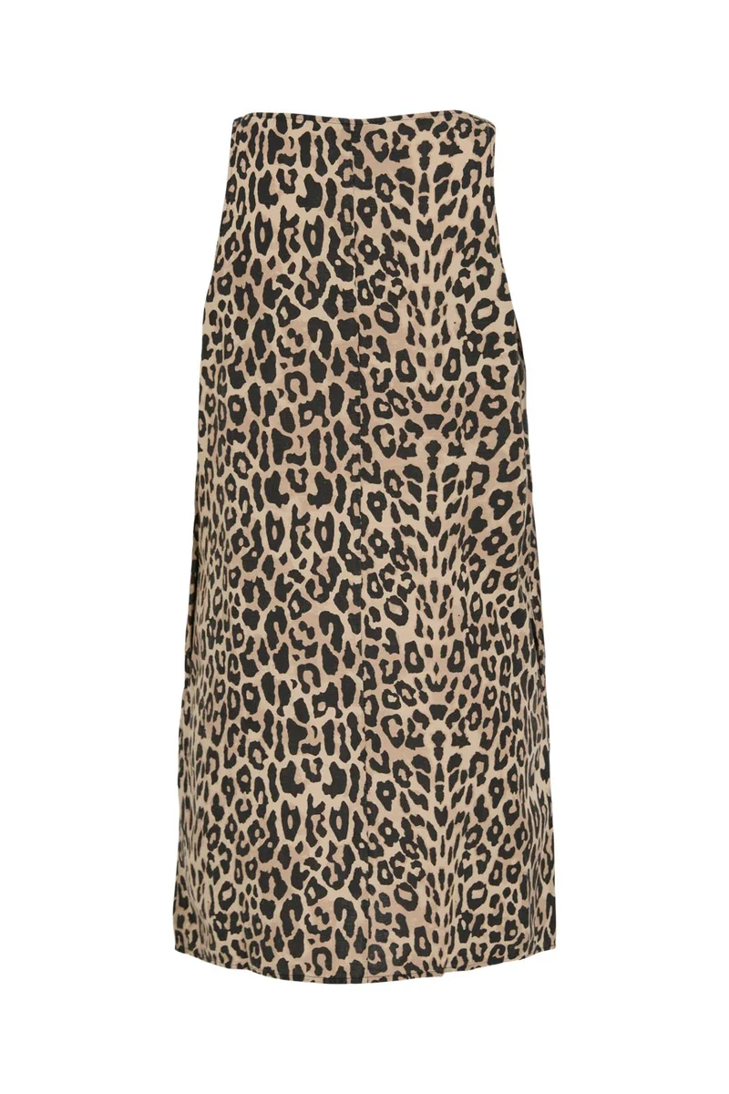 Vila - Viprisilla Pri S/L Boatneck Dress/Vol/2 - 4965938 Birch Leo