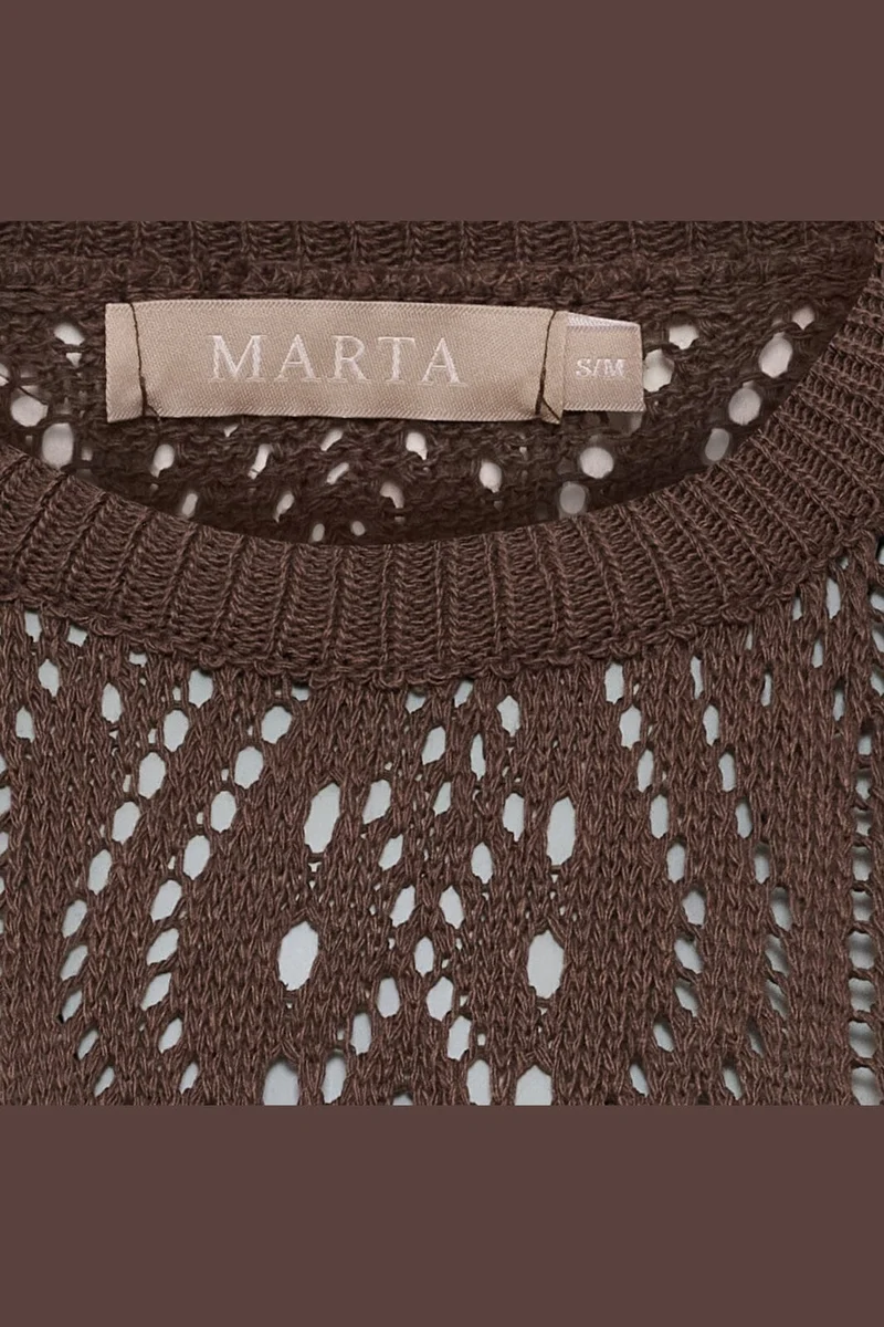 Marta Du Chateau - Mdcvina Knit 6592 - Caffe
