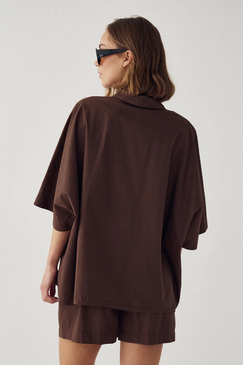 Noella - N-Maizie Shirt 15750002 - 674 - Chocolate