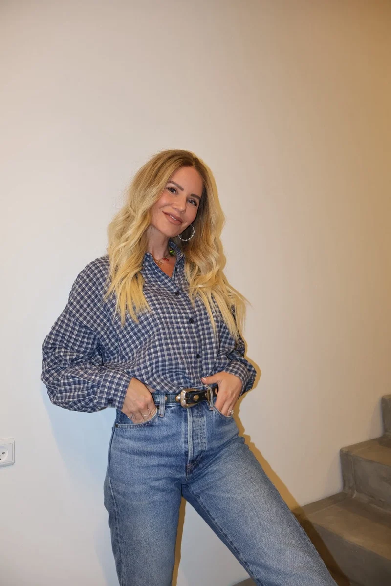 Valentin Studio - Cowboy - Navy W.checker