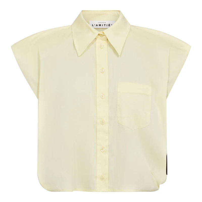 Haute L'Amitié - Dinnie Ns Poplin Shirt HL10846 - Pale Yellow