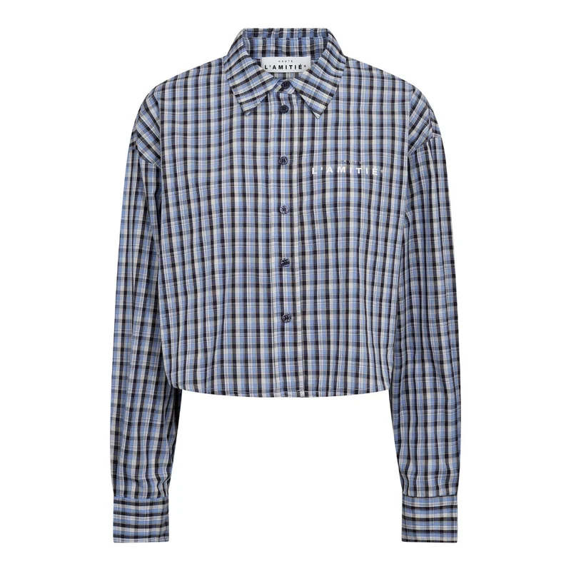 Haute L'Amitié - Isolde Check Shirt HL10828 - Blue Check
