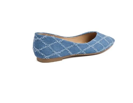 Bloom - Ranunculus Ballet Flats - Dark Blue