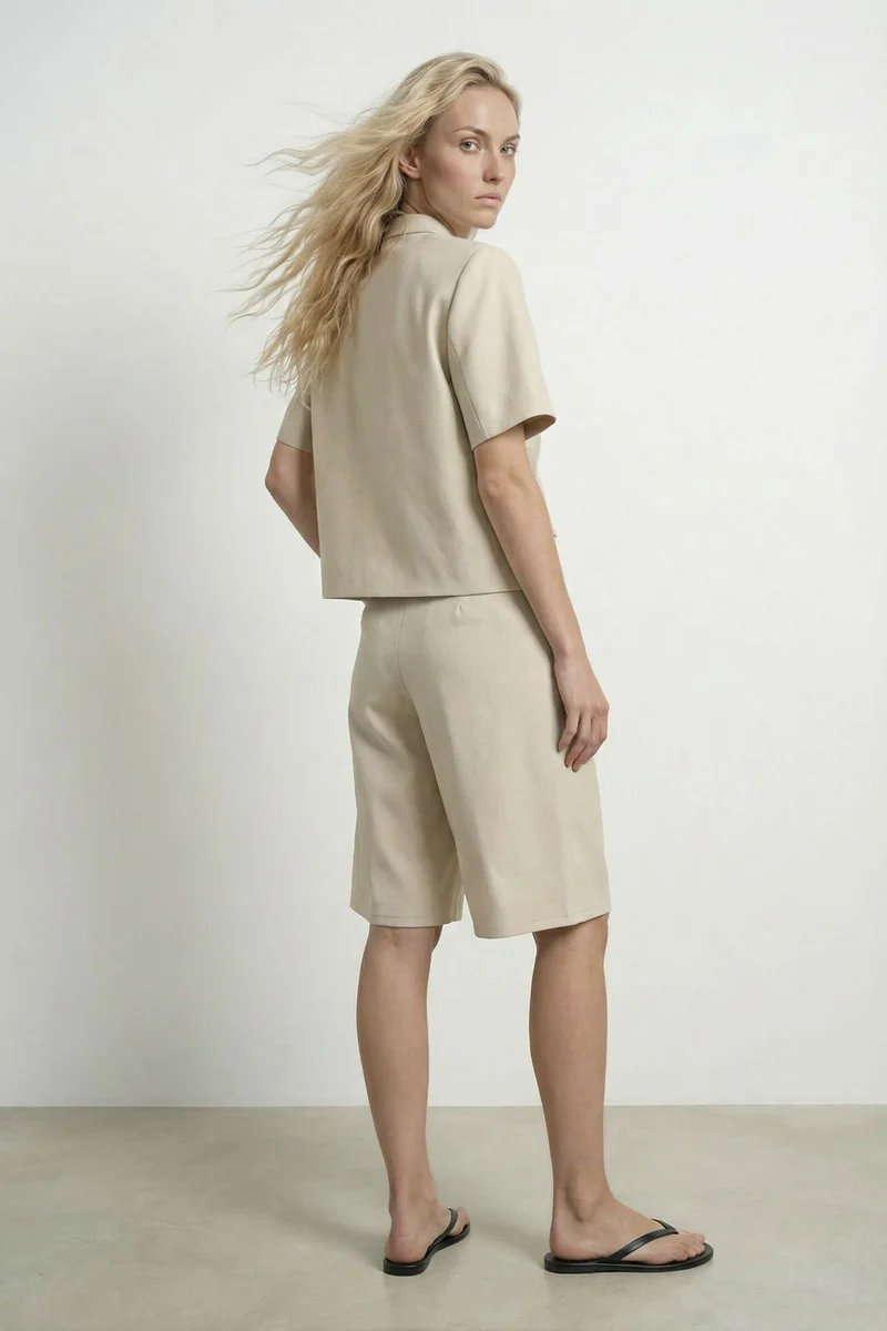 Hypedrop - Hdserena Bermuda Shorts 32001024 - 5220957 - Birch