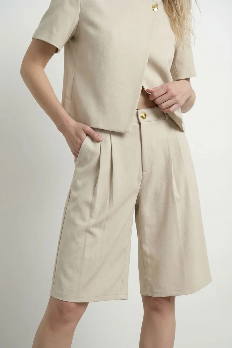 Hypedrop - Hdserena Bermuda Shorts 32001024 - 5220957 - Birch
