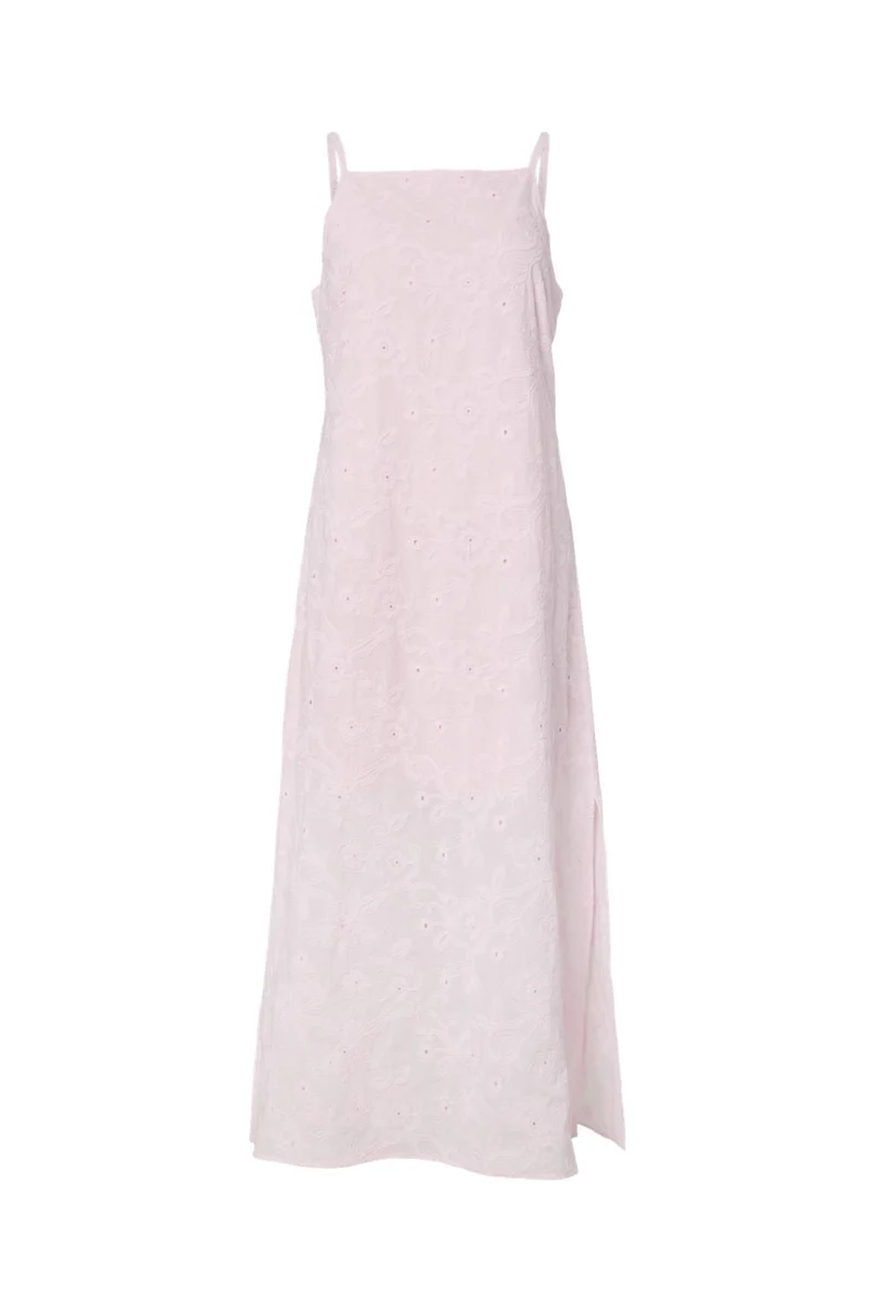 Pieces - Pcginger Sl Ankle Dress - 4995899 Cradle Pink