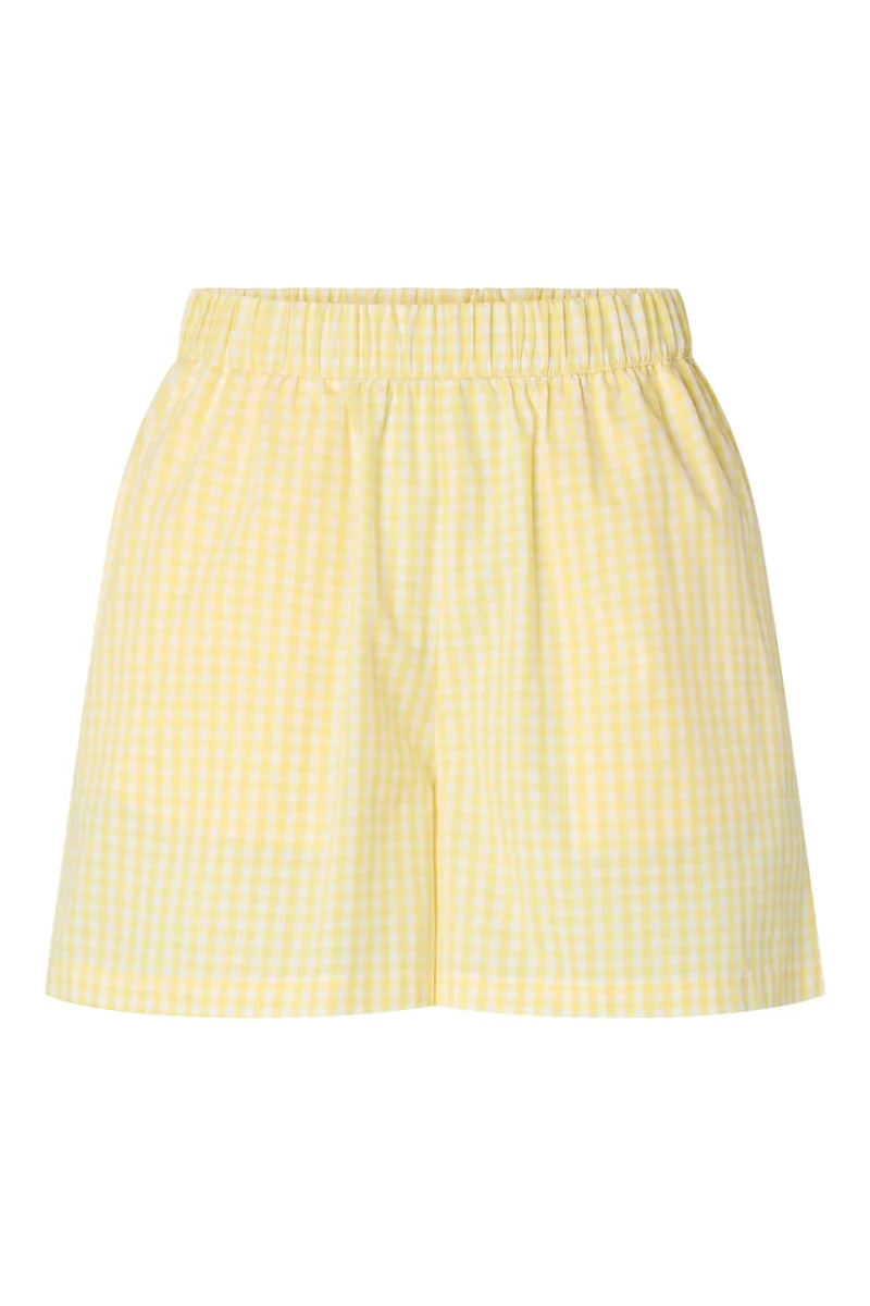 Pieces - Pcbibby Shorts - 5008802 Lemon Drop Cloud Dancer